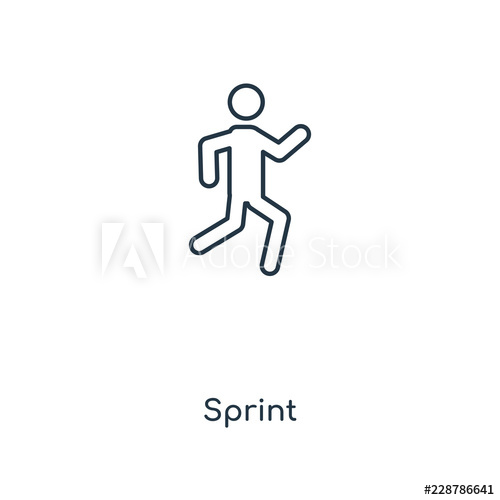 500x500 Sprint Icon Vector
