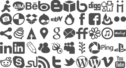 480x259 Social Menu Icons Using Sprites Designs