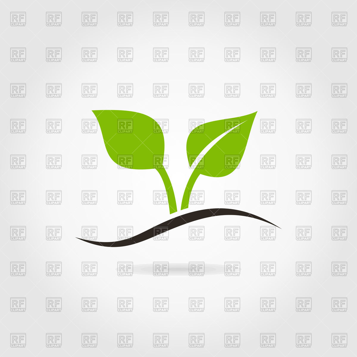 Plant Sprout Icon On Grey Background Vector Image Of Plants 1200x1200 Plant Sprout Icon On Grey Background Vector Image Of Plants