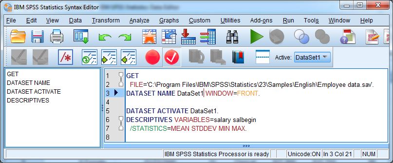 807x334 Spss For The Classroom The Basics
