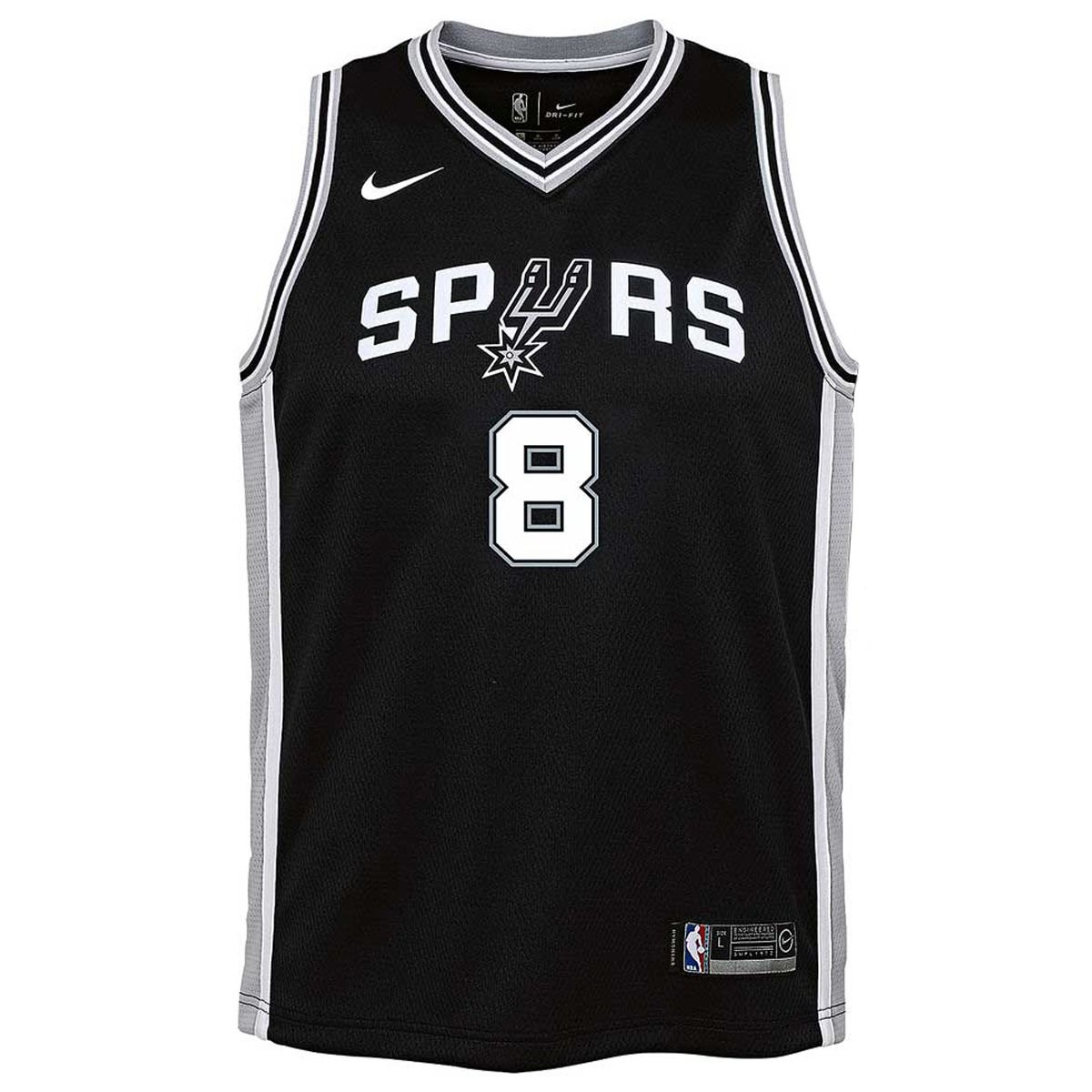1200x1200 Nike San Antonio Spurs Patty Mills Icon Kids Swingman Jersey Black