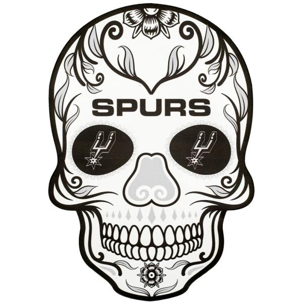 600x600 Applied Icon Nba San Antonio Spurs Outdoor Skull Graphic Small