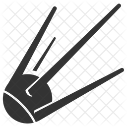 256x256 Sputnik Icon Of Glyph Style