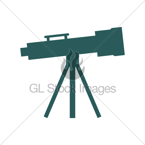 500x500 Spyglass Icon Gl Stock Images