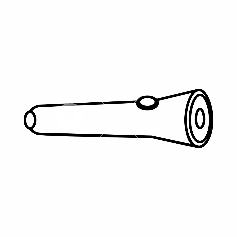 1000x1000 Spyglass Icon In Outline Style Isolated On White Background Watch