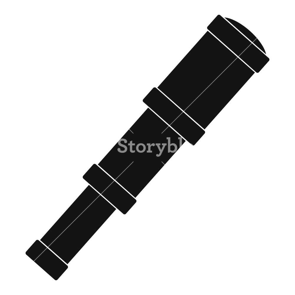1000x1000 Spyglass Icon Simple Illustration Of Spyglass Vector Icon For Web