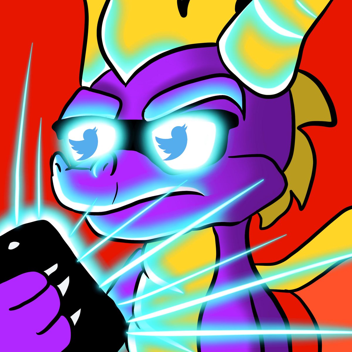 1200x1200 Kirsty On Twitter Free To Use Spyro Icon I Made From Playing