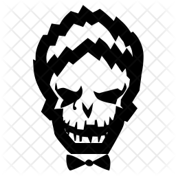 256x256 Joker Suicide Squad Icon Of Line Style