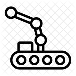 256x256 Robot Bomb Squad Icon Of Line Style