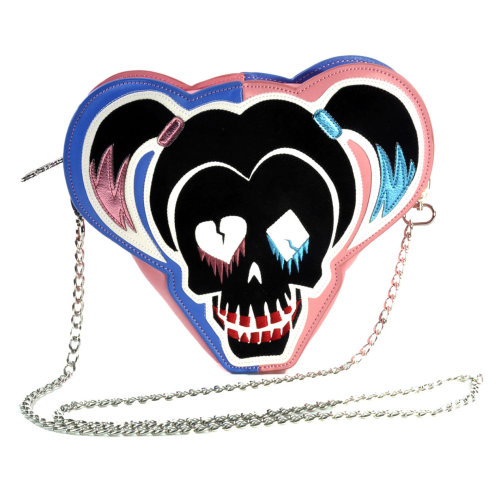 500x500 Suicide Squad Harley Quinn Skull Icon Cross Body Bag On Onbuy