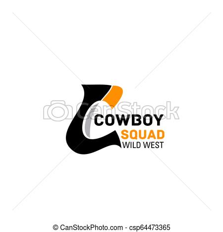 450x470 Cowboy Squad Vector Letter C Icon Letter C Icon For Cowboy Squad
