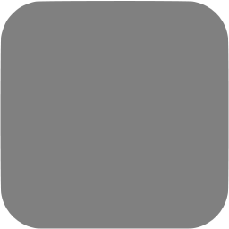 256x256 Gray Square Ios App Icon
