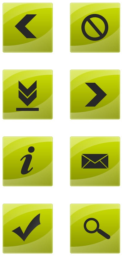 393x827 Green Square Button Png Icon My Free Photoshop World