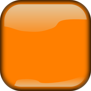 300x300 Orange Locked Square Button Png, Clip Art For Web