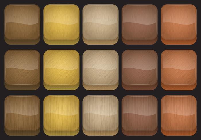 700x490 Square Button Icon Free Vector Art