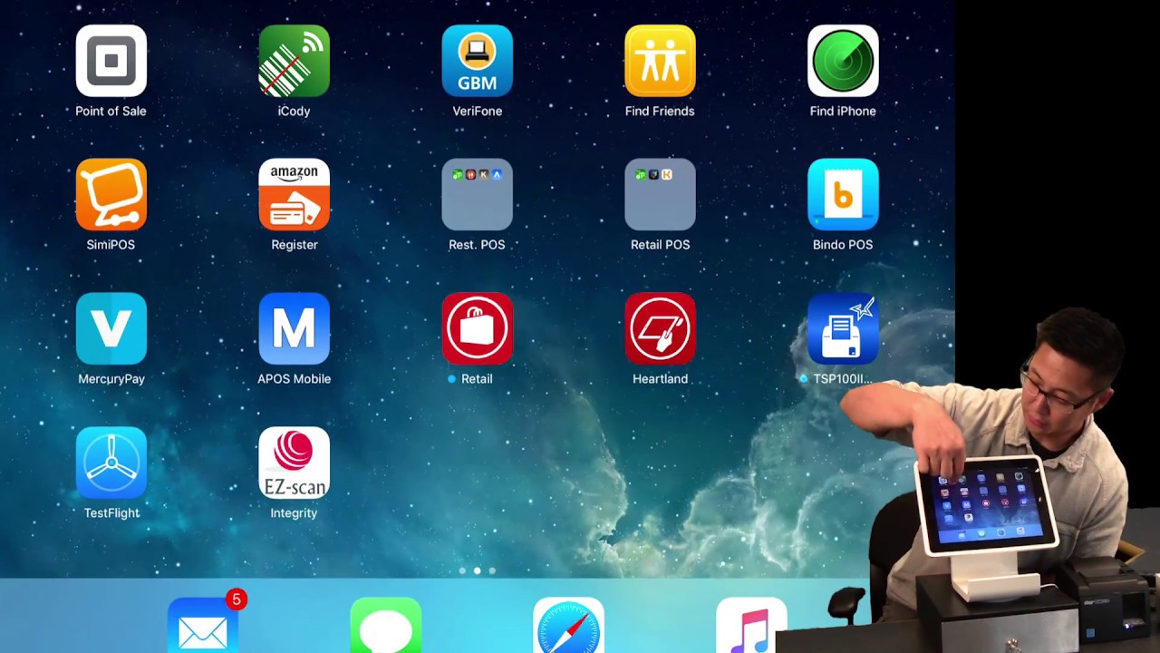 1280x720 Setting Up A Receipt Printer And Cash Drawer With Square Stand