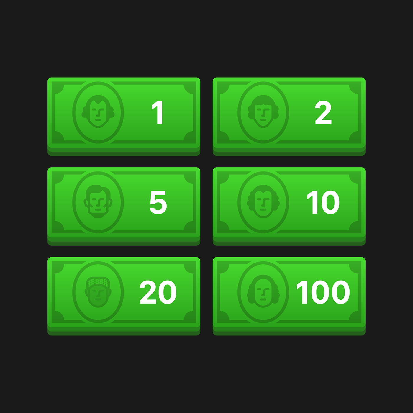 1400x1400 Square Cash Bills On Behance Icon Logos, Icon Design, Games