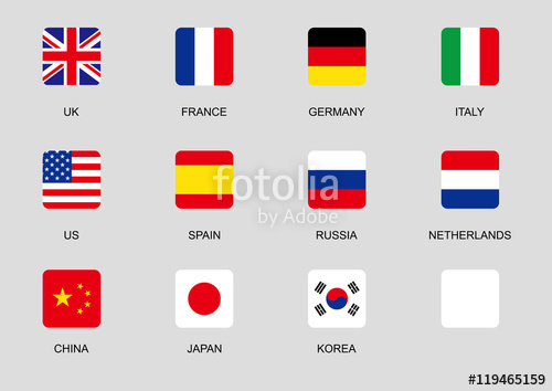 500x354 National Flag Square Icon Stock Image And Royalty Free Vector