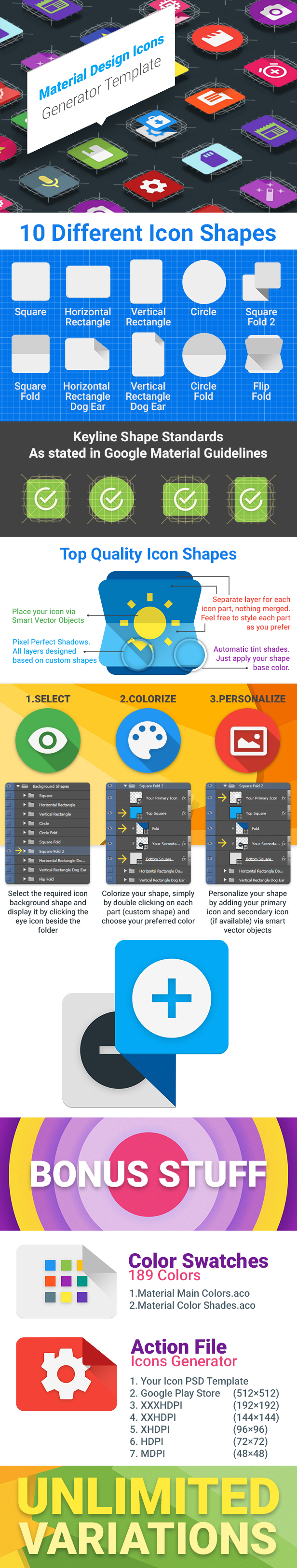 616x3248 Material Design Icons Generator Template On Behance