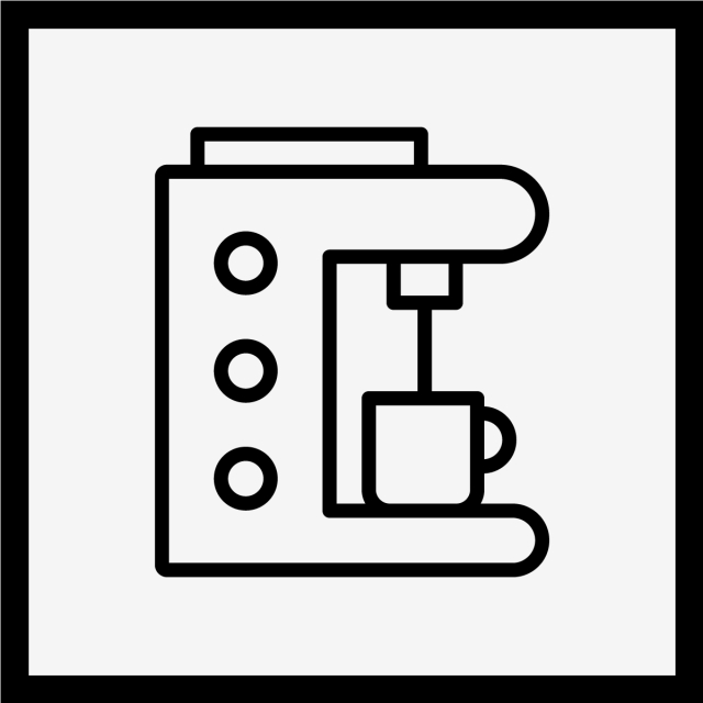 640x640 Vector Coffee Maker Icon, Coffee, Maker, Machine Png And Vector