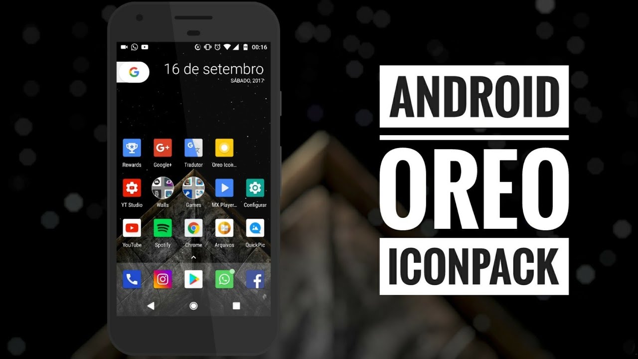 1280x720 Android Oreo Iconpack