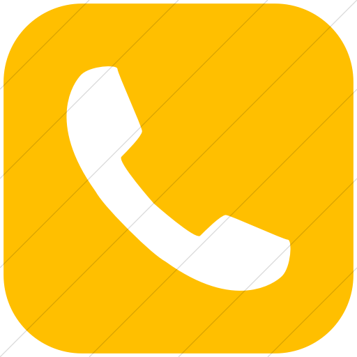 512x512 Iconsetc Flat Rounded Square White On Yellow Broccolidry Phone Icon