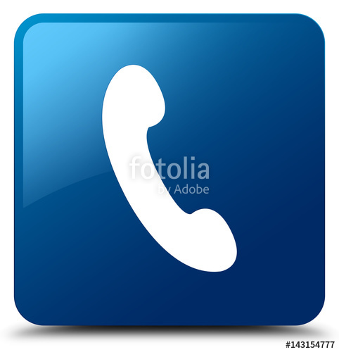 482x500 Phone Icon Blue Square Button Stock Photo And Royalty Free Images