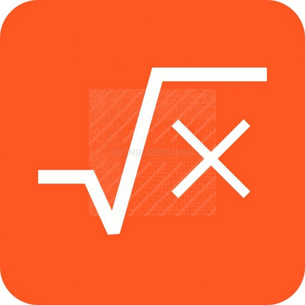 600x600 Square Root Flat Round Corner Icon