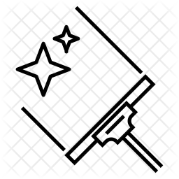 256x256 Squeegee Icon Of Line Style