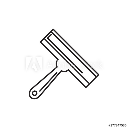 500x500 Window Squeegee Icon
