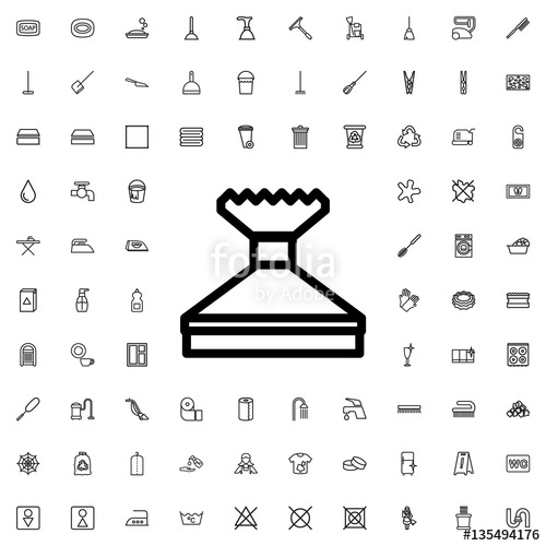 500x500 Window Squeegee Icon Illustration Stock Image And Royalty Free