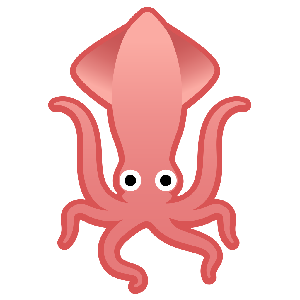 1024x1024 Squid Icon Noto Emoji Animals Nature Iconset Google