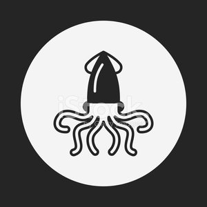 300x300 Squid Icon Premium Clipart