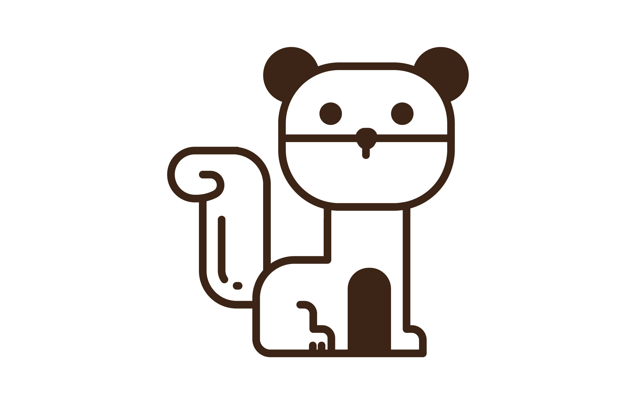 2417x1534 Squirrel Icon Graphic