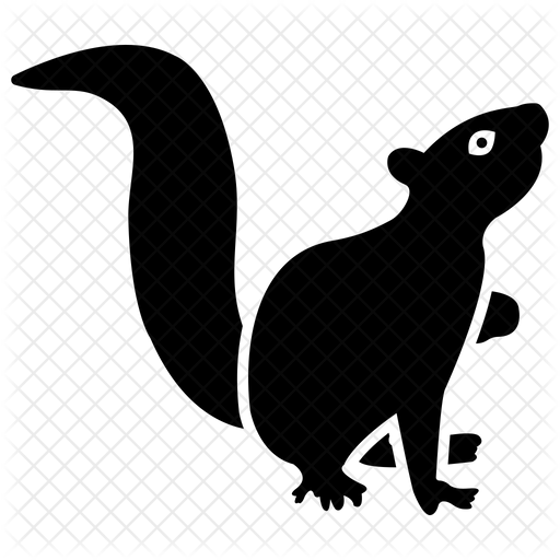512x512 Squirrel Icon Of Glyph Style