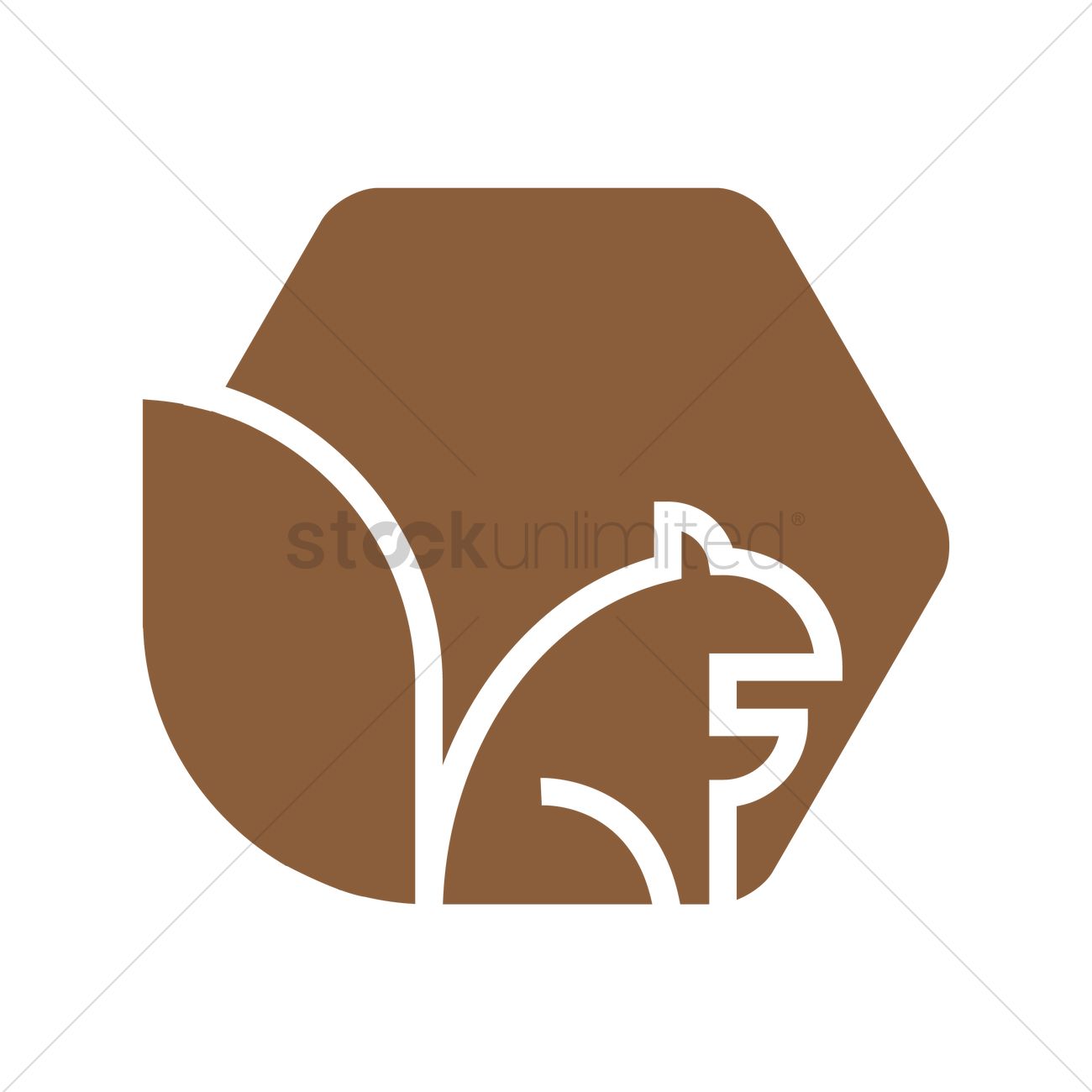 1300x1300 Squirrel Icon Vector Image