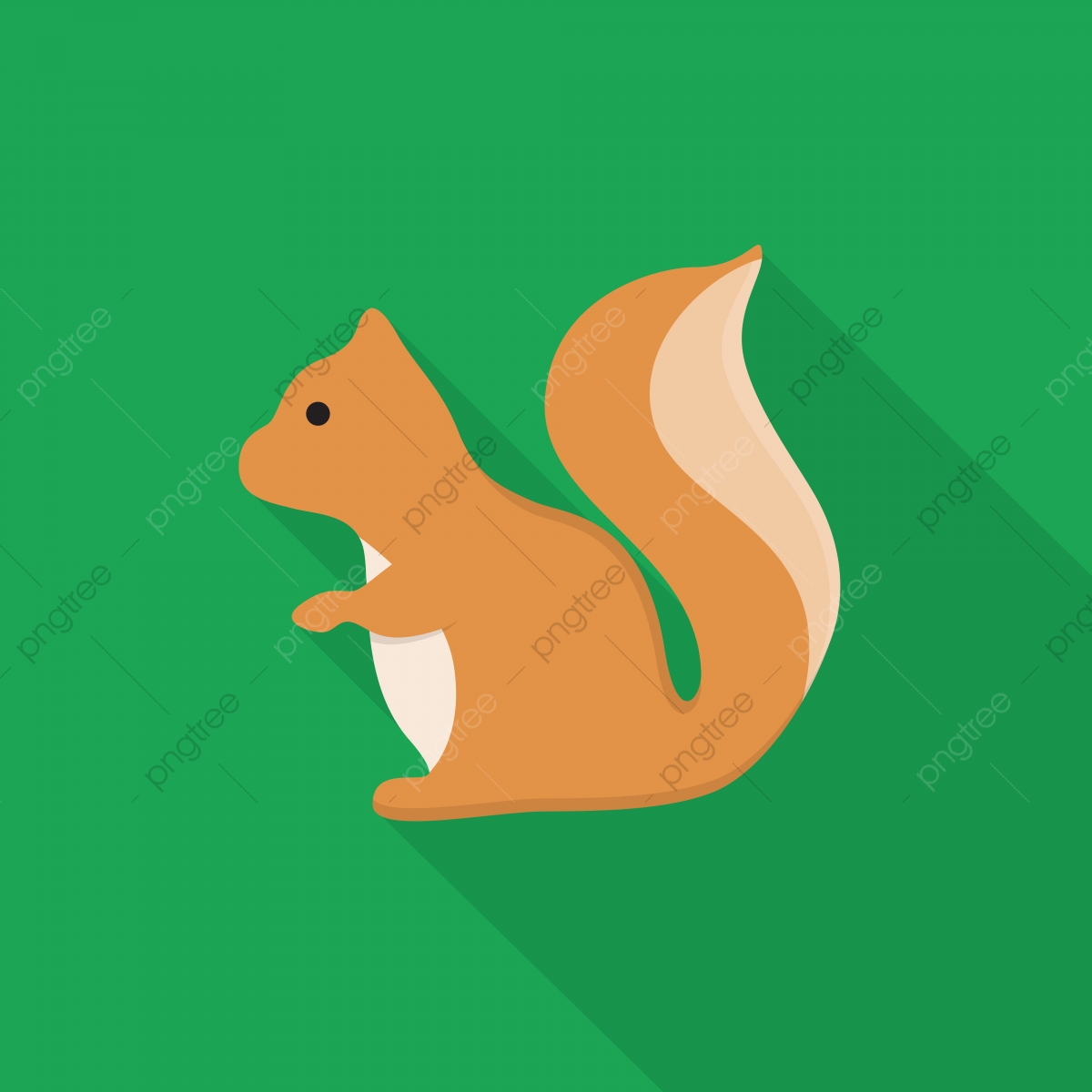 1200x1200 Squirrel Icon, Squirrel, Illustration, Animal Png And Vector