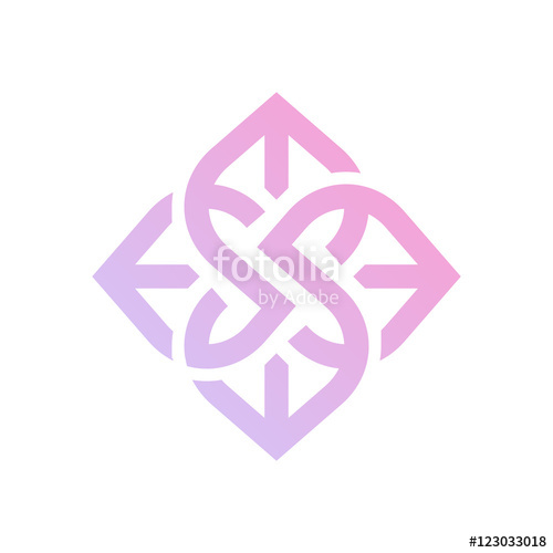 500x500 Abstract Flower Ss Logo Icon Stock Image And Royalty Free Vector
