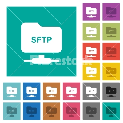 400x400 Ftp Over Ssh Square Flat Multi Colored Icons