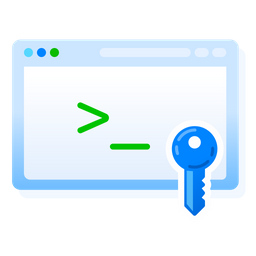 256x256 Ssh Icon Of Gradient Style
