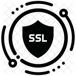 256x256 Ssl Certificate Icon Of Glyph Style