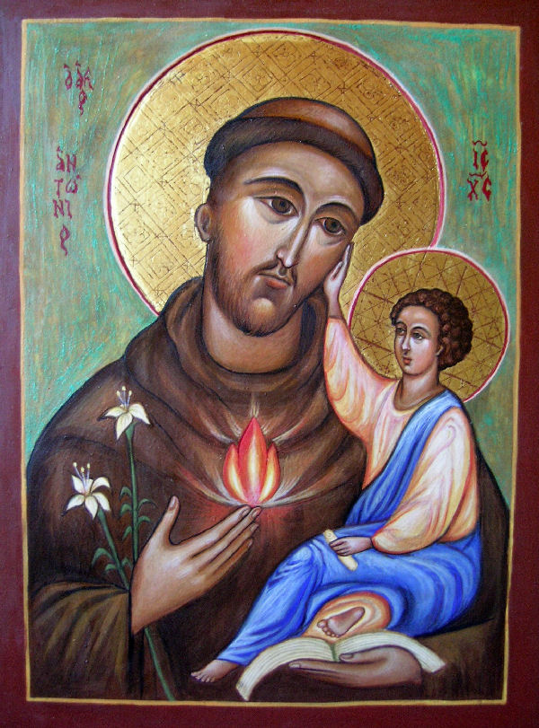 St Anthony Of Padua Icon