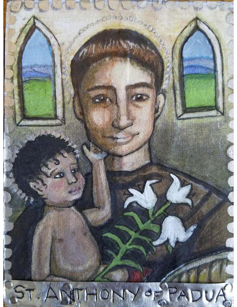 794x1028 St Anthony Of Padua Icon Etsy