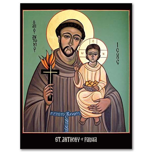 600x600 St Anthony Of Padua Icon Icon Reproduction