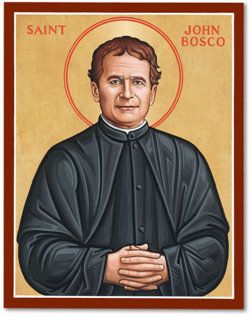 358x450 Men Saint Icons St John Bosco Icon Monastery Icons