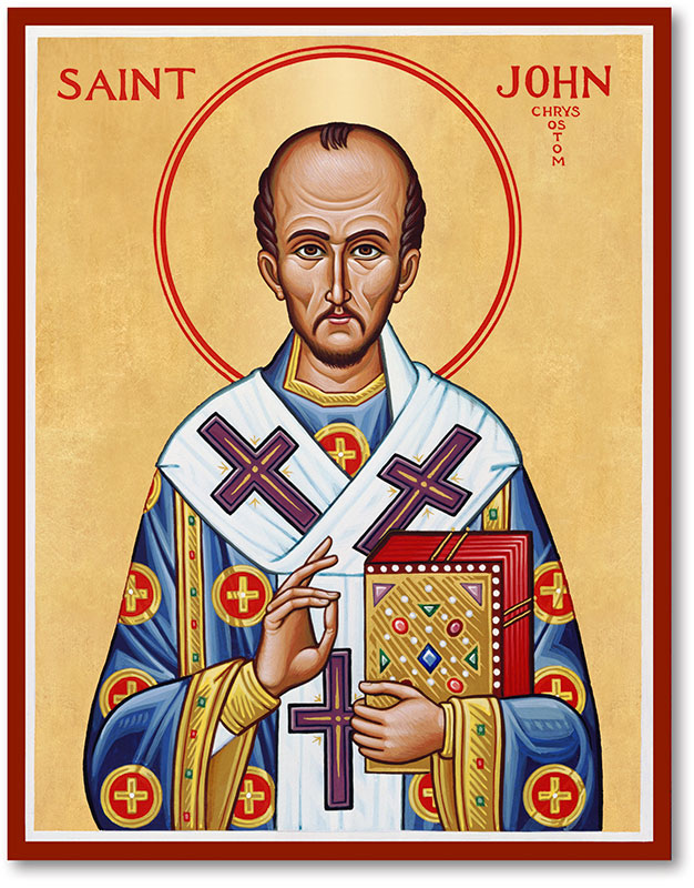 626x800 Men Saint Icons St John Chrysostom Icon Monastery Icons