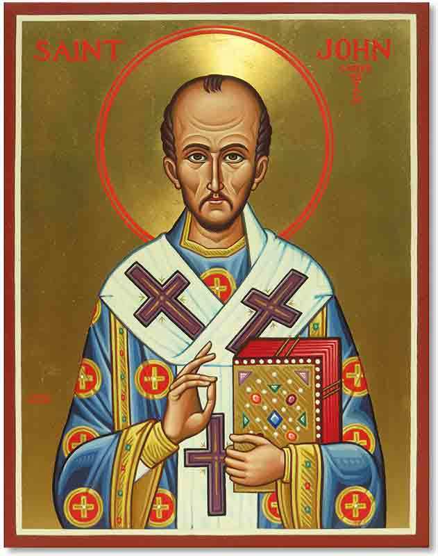 631x800 Saint John Chrysostom Original Icon