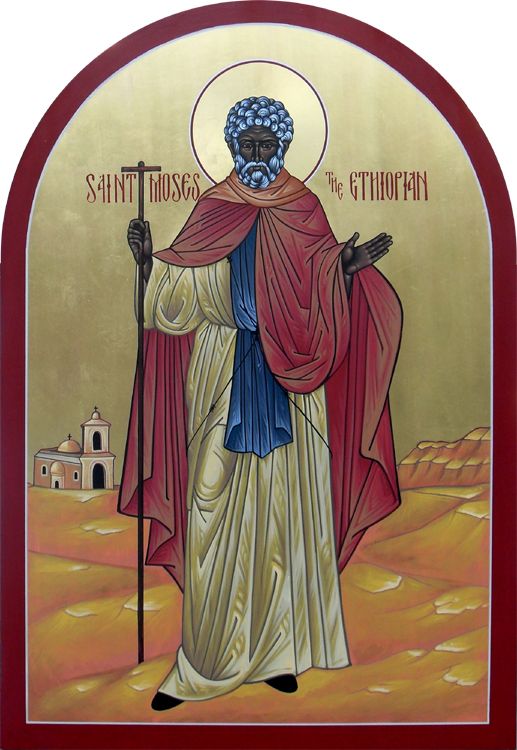 517x750 Saint Moses The Black Icons Orthodox Icons, Saints, St Moses