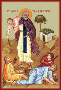 205x300 St Moses The Black Orthodox Icon For Sale
