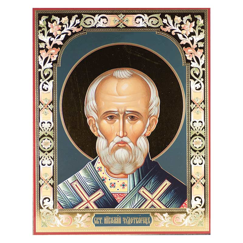 800x800 Russian Orthodox Icon St Nicholas Of Myra
